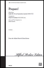 Prepare Two-Part Mixed choral sheet music cover